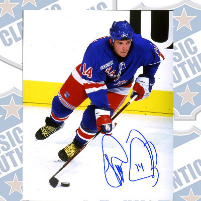 THEO FLEURY New York Rangers autographed 8x10 photo (#5001)