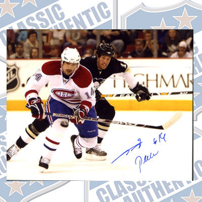 TOMAS PLEKANEC Montreal Canadiens autographed 8x10 photo (#420)