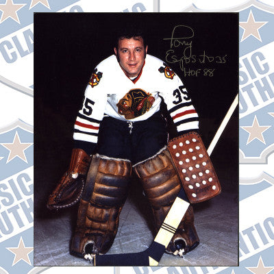 TONY ESPOSITO Chicago Blackhawks Autographed 8x10 (#160)