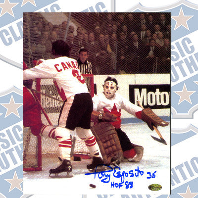 TONY ESPOSITO Team Canada Autographed 8x10 (#905)