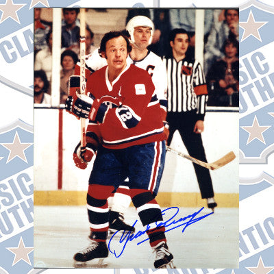 YVAN COURNOYER Montreal Canadiens autographed 8x10 photo (#140)